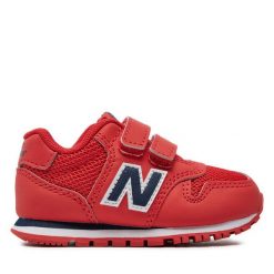Sneakersy New Balance. Czerwone trampki i tenisówki chłopięce New Balance, bez wzorów, bez zapięcia. Za 229.99 zł.