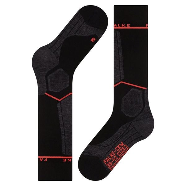 Podkolanówki damskie Falke SK Energizing Wool. Czarne skarpety damskie Falke, bez wzorów, z elastanu. Za 261.00 zł.