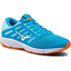 Buty MIZUNO - Ezrun J1GF183808 Niebieski. Niebieskie obuwie sportowe damskie Mizuno, bez wzorów, z materiału, do biegania. W wyprzedaży za 179.00 zł.