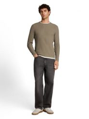 Tom Tailor Denim swetry z dzianiny Mężczyźni Bawełna (100%) szary, XXL. Szare swetry przez głowę męskie Tom Tailor Denim, m, bez wzorów, z bawełny, bez kołnierzyka. Za 249.95 zł.