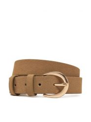 DeeZee Pasek Damski SS24233 Brązowy. Brązowe paski damskie DeeZee, bez wzorów, ze skóry. Za 16.99 zł.