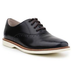 Buty Lacoste Rene Prep 2 Srw W 7-28SRW1147120 czarne. Czarne półbuty damskie bez wzorów, z gumy, bez obcasa, bez zapięcia. Za 667.75 zł.
