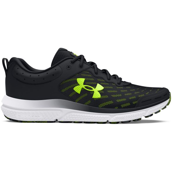 Buty Under Armour Ua Charged Assert 10, Mężczyźni. Czarne buty sportowe męskie Under Armour, z materiału, bez zapięcia, do biegania. Za 292.99 zł.