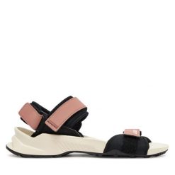 Sandały adidas. Czerwone sandały męskie Adidas, bez zapięcia. Za 169.99 zł.