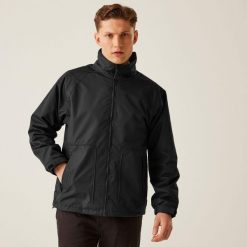 Polar roboczy męski Hudson. Czarne kurtki męskie Regatta, m, bez wzorów, z polaru, trekkingowe. Za 319.99 zł.