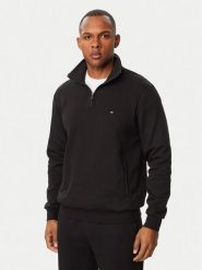 Tommy Hilfiger Bluza Essential MW0MW36510 Czarny Regular Fit. Czarne bluzy męskie Tommy Hilfiger, m, bez wzorów, z bawełny, bez kaptura. Za 529.99 zł.