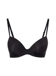 Calvin Klein Biustonosz z fiszbinami dla kobiet Kobiety Sztuczne włókno czarny, 75C. Czarne biustonosze Calvin Klein, bez wzorów, z włókna. Za 209.95 zł.