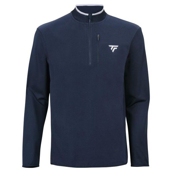 Bluza 1/4 zamka błyskawicznego Tecnifibre. Niebieskie bluzy sportowe męskie TECNIFIBRE, na zimę, bez wzorów, sportowe, bez kaptura. W wyprzedaży za 232.00 zł.