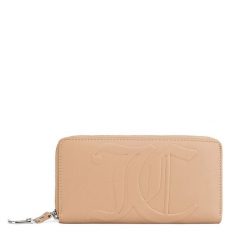 Portfel Juicy Couture. Brązowe portfele damskie Juicy Couture, bez wzorów. Za 149.99 zł.