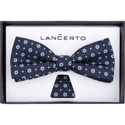 Mucha granatowa wzór geometryczny. Krawaty i muchy marki LANCERTO. Za 79.90 zł.