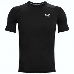Jersey Under Armour à manches courtes. Białe koszulki sportowe męskie Under Armour, l, bez wzorów, z jersey, bez kołnierzyka, bez ramiączek, do biegania. Za 207.00 zł.
