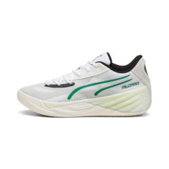 Buty halowe Puma All-Pro Nitro. Białe obuwie sportowe damskie Puma, bez wzorów, z materiału, do koszykówki. Za 547.00 zł.