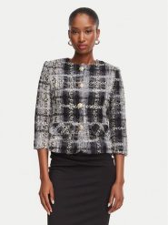 Rinascimento Marynarka CFC0130470003 Czarny Regular Fit. Czarne żakiety damskie Rinascimento, xl, bez wzorów, z syntetyku. Za 944.99 zł.