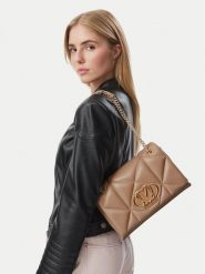 LOVE MOSCHINO Torebka JC4041PP0PLC0105 Beżowy. Brązowe torebki do ręki damskie Love Moschino, bez wzorów, bez dodatków. Za 1,029.00 zł.