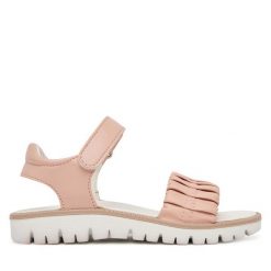 Sandały Primigi. Czerwone sandały dziewczęce Primigi, bez zapięcia. Za 229.99 zł.