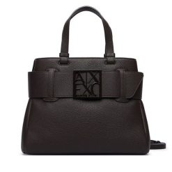Torebka Armani Exchange. Brązowe torebki do ręki damskie Armani Exchange, bez wzorów, klasyczne, bez dodatków. Za 729.99 zł.