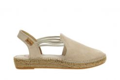 Sandały Toni Pons Nuria Pedra Stone 204012, Beżowy, Skóra naturalna - 37. Brązowe sandały damskie Toni Pons, bez wzorów, z bawełny, bez obcasa, bez zapięcia. W wyprzedaży za 224.10 zł.