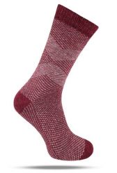 Ciepłe Wełniane Skarpetki Zimowe - Bordowe ze Wzorem. Czerwone skarpety męskie His Story, bez wzorów, z elastanu. Za 39.99 zł.