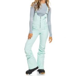 Spodnie damskie Roxy Summit Bib. Zielone spodnie materiałowe damskie Roxy, m, bez wzorów, z elastanu. W wyprzedaży za 585.00 zł.