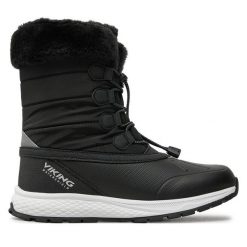 Śniegowce Viking. Czarne śniegowce dziewczęce Viking, bez zapięcia. Za 399.99 zł.
