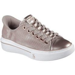 Buty sportowe damskie Skechers Snoop One Velvet Snoop. Szare obuwie sportowe damskie Skechers, bez wzorów, z materiału. Za 490.00 zł.