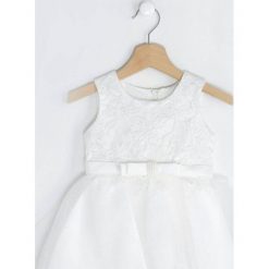 Biała Sukienka Merida. Białe sukienki niemowlęce Born2be, z bawełny. Za 84.99 zł.