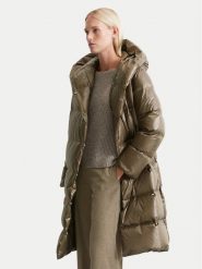 Marc O'Polo Kurtka puchowa 409 0998 71287 Brązowy Loose Fit. Brązowe kurtki damskie Marc O'Polo, bez wzorów, z puchu, bez kaptura. Za 989.99 zł.