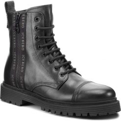 Kozaki ICEBERG - Giusto 18IIU1058M Nero. Czarne kozaki męskie Iceberg, z materiału, eleganckie. Za 1,829.00 zł.