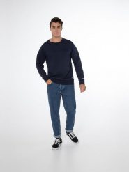 Bluza męska Protest NXGBAYRN sweatshirt. Niebieskie bluzy męskie Protest, m, bez wzorów, z dzianiny, bez kaptura. Za 179.99 zł.