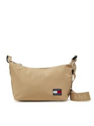 Tommy Jeans Torebka Tjw Ess Daily Shoulder Bag AW0AW17287 Beżowy. Brązowe torebki do ręki damskie Tommy Jeans, bez wzorów, z jeansu, bez dodatków. Za 169.99 zł.