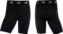 Adidas Spodenki damskie adidas Techfit Bike czarne HF6681 XS. Czarne szorty sportowe damskie Adidas, xs, bez wzorów, sportowe, techfit (adidas). Za 123.75 zł.