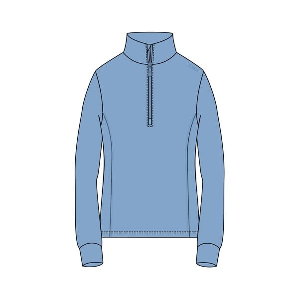 Golf damska turystyczne CMP 3G27836. Niebieskie swetry damskie CMP, l, bez wzorów, sportowe, bez kołnierzyka, bez ramiączek, bez kaptura. Za 172.50 zł.