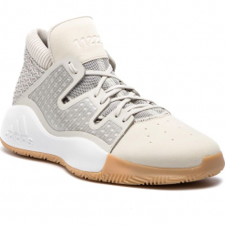 Buty adidas - Pro Vision D96945 Rawwht/Lbrown/Gum3. Brązowe buty sportowe męskie Adidas, z materiału. Za 399.00 zł.