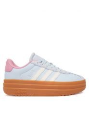 Adidas Sneakersy Vl Court Bold Shoes KJ9417 Niebieski jasny. Niebieskie buty sportowe dziewczęce Adidas, bez wzorów, ze skóry, bez zapięcia. Za 279.99 zł.