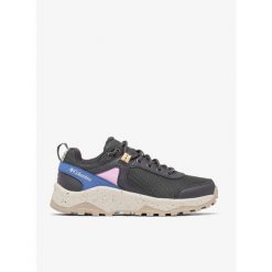 Buty turystyczne damskie Columbia Trailstorm Ascend WP. Szare obuwie sportowe damskie Columbia, bez wzorów, trekkingowe. Za 265.99 zł.