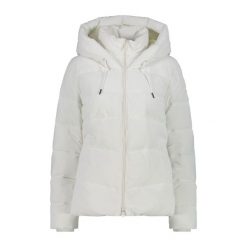 Kurtka Damska Zimowa CMP 32K3096 OCIEPLANA Biała. Białe kurtki snowboardowe damskie CMP, m, bez wzorów, bez kaptura, narciarskie. W wyprzedaży za 559.99 zł.