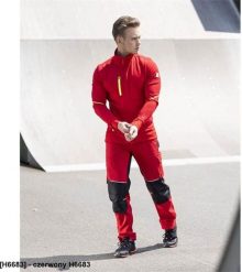 Ardon Stretchowa męska bluza ze stójką z technicznego materiału ARDONTOPLYRON nie elektryzuje się elementy odblaskowe czerwony H6683 L. Czerwone bluzy męskie Ardon, l, bez wzorów, bez kaptura. Za 178.85 zł.