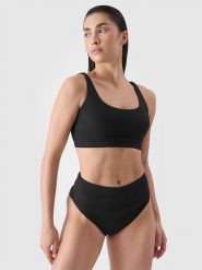 4F Dół od bikini damski - czarny XS. Czarne bikini damskie 4f, na lato, xs, bez wzorów. W wyprzedaży za 29.99 zł.