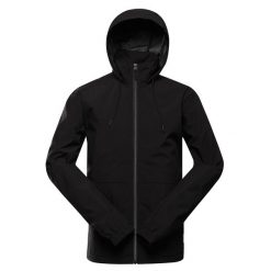 Kurtka męska miejska przeciwdeszczowa Alpine Pro Remon. Czarne kurtki męskie Alpine Pro, m, bez wzorów, sportowe, bez kaptura. W wyprzedaży za 409.00 zł.