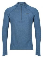 Bluza z zamkiem męska Inov-8 Train Elite Mid LSZ. Niebieskie bluzy męskie Inov-8, m, bez wzorów, z elastanu, bez kaptura. Za 299.99 zł.