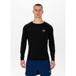 Longsleeve męski Pitbull Rashguard Performance Pro plus New Logo. Czarne bluzki z długim rękawem męskie PITBULL, l, bez wzorów, bez kołnierzyka. Za 139.00 zł.