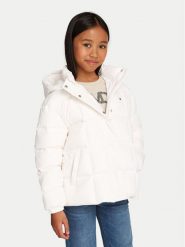Tommy Hilfiger Kurtka puchowa KG0KG08392 Écru Regular Fit. Kurtki i płaszcze dla dziewczynek Tommy Hilfiger, bez wzorów, z puchu, bez kaptura. Za 689.99 zł.