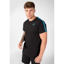 Koszulka fitness męska Gorilla Wear Chester T-shirt. Czarne buty sportowe męskie GORILLA WEAR, m, bez wzorów, z bawełny, bez kołnierzyka, bez ramiączek, na fitness i siłownię. Za 184.50 zł.