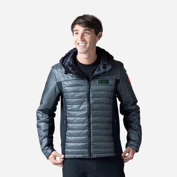 Kurtka puchowa męska Rossignol Hero Hybrid Light. Szare kurtki męskie Rossignol, m, bez wzorów, z puchu, trekkingowe. W wyprzedaży za 1,085.00 zł.