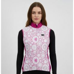 Lekka wiatrówka multisportowa damska MISTRALE. Białe kurtki sportowe damskie C-LAB, bez wzorów, bez kaptura, do biegania. Za 329.17 zł.