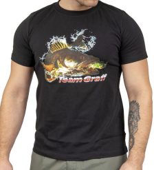 Koszulka T-Shirt Graff Eko Projekt 958-CZ. T-shirty męskie Graff, m, bez wzorów, bez kołnierzyka. Za 54.46 zł.