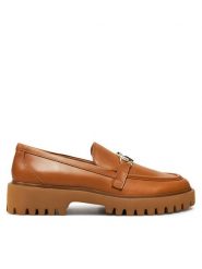 Liu Jo Loafersy Cora 01 SA4001 P0102 Brązowy. Brązowe mokasyny damskie Liu Jo, ze skóry. Za 649.99 zł.