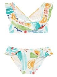 Mayoral Strój kąpielowy 3734 Kolorowy. Stroje kąpielowe dla dziewczynek Mayoral, bez wzorów, z syntetyku. Za 109.99 zł.