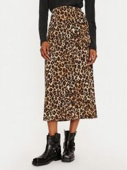 Vero Moda Spódnica midi Verena 10323868 Brązowy Regular Fit. Brązowe spódnice damskie Vero Moda, xs, bez wzorów, z syntetyku, midi. Za 79.99 zł.