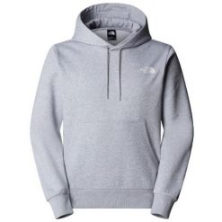 Bluza turystyczna męska The North Face M Simple Dome Hoodie. Szare bluzy męskie The North Face, m, bez wzorów, z bawełny, bez kaptura. Za 257.00 zł.